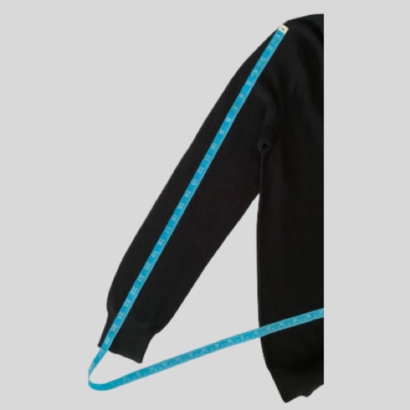 J. Crew Cotton Crewneck Sweater in Garter Stitch Black Size MT NWOT, Preppy - Picture 8 of 14